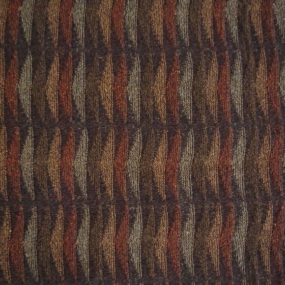 VTG Haggar Brown Multicolor Knit Sweater Retro Eclectic Grandpa Fall Layering XL - Picture 9 of 9